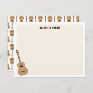 Classical Guitar Musical Card