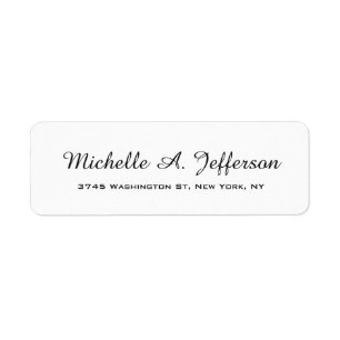 Classical Handwriting Creative Trendy White