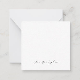Classical Handwriting Minimalist Professional Card