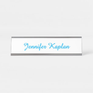 Classical Handwriting Minimalist Professional Desk Name Plate
