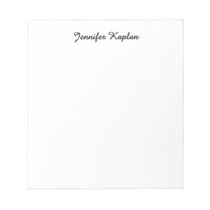 Classical Handwriting Minimalist Professional Notepad