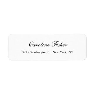 Classical Handwriting Plain Simple White