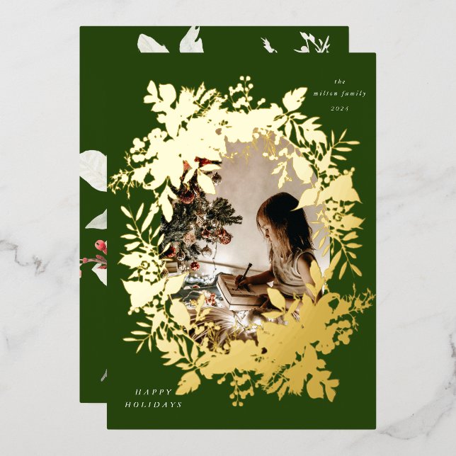 Classical Holiday Berries Photo (Front/Back)