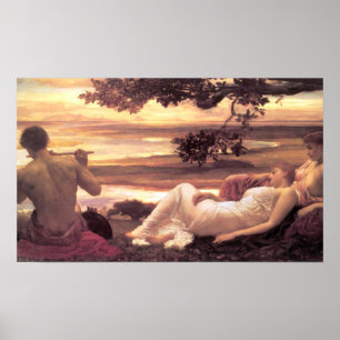 Classical Idyll (by Frederic Leighton) Poster