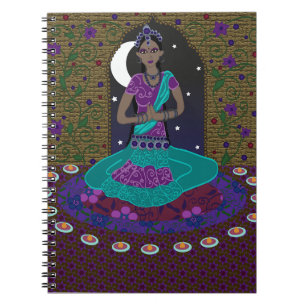 Classical Indian Dancer Notebook