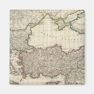 Classical Map of Rome Magnet