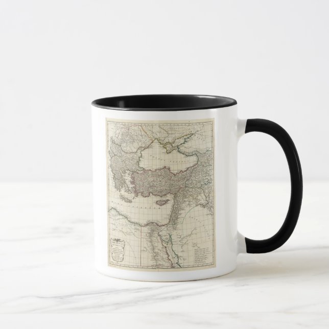 Classical Map of Rome Mug (Right)