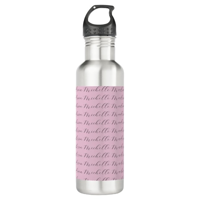 Classical Minimalist Name Handwriting 710 Ml Water Bottle (Front)