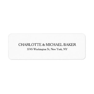 Classical Minimalist Plain Modern Family Name