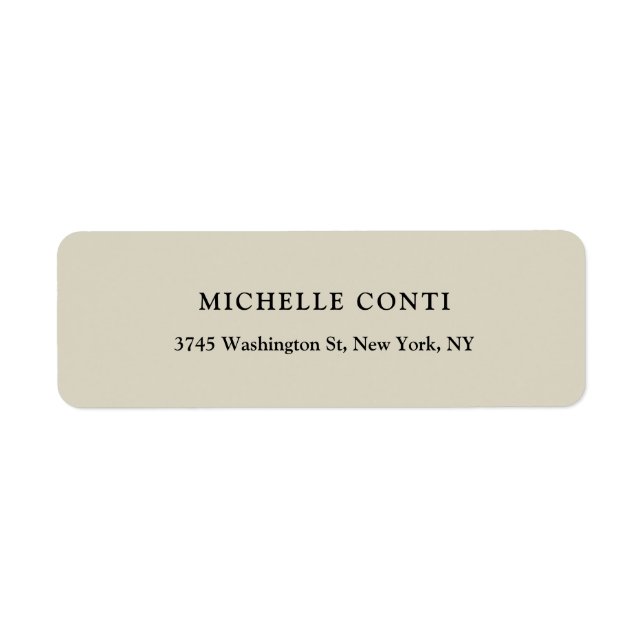 Classical Minimalist Plain Simple (Front)