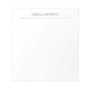 Classical Minimalist Professional Notepad