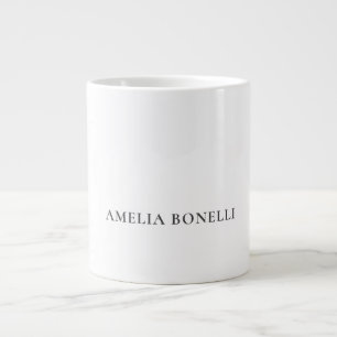 Classical Minimalist Professional Plain Large Coffee Mug