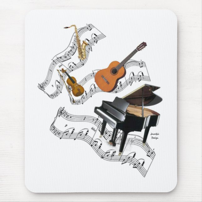 Classical Music Art Mouse Mat (Front)