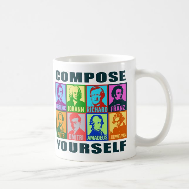Classical Music Composers | PopArt Mug (Right)