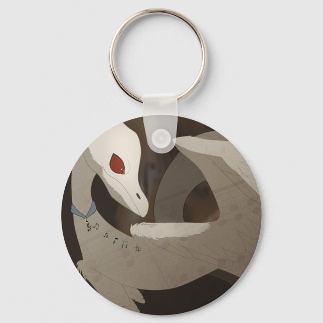 Classical Music Dragon Key Ring (Front)