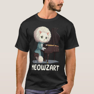 Classical Music Meowzart Cat Pun T-Shirt