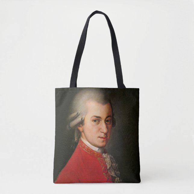 Classical Music Mozart Barbara Krafft portrait Tote Bag (Front)