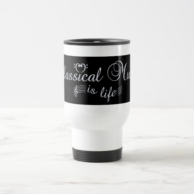 Classical Music mug - choose style & colour (Center)