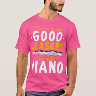 Classical Music Pianist Musician Piano Keyboard Fu T-Shirt