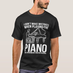 Classical Music Pianist Piano Musician Gift Piano T-Shirt