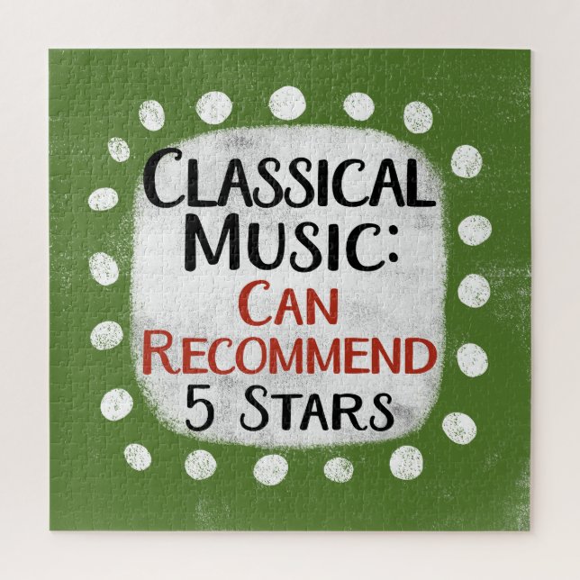 Classical Music Review 5 Stars Jigsaw Puzzle (Vertical)