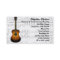 Classical Musician Guitarist Business Card