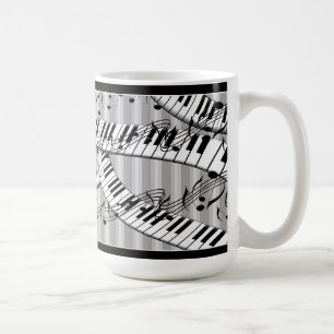 Classical Piano Music Keyboard Fun Mug