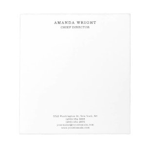 Classical Plain Attractive Stylish Business Notepad