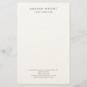 Classical Plain Attractive Stylish Business Stationery