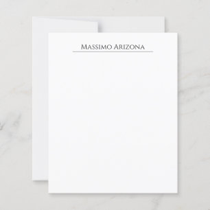 Classical Plain Elegant Black & White Minimalist
