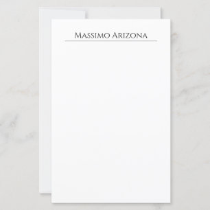 Classical Plain Elegant Black & White Minimalist
