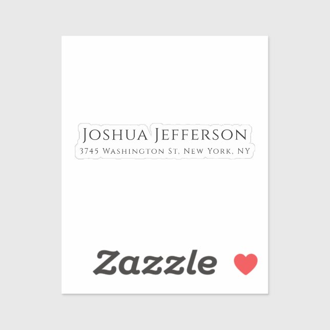 Classical Professional Creative Plain Black White (Sheet)