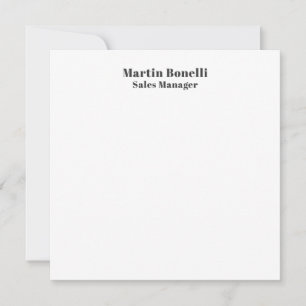 Classical Professional Own Name Information Simple