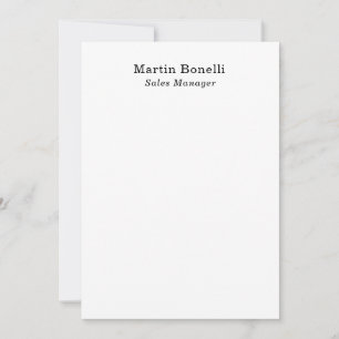 Classical Professional Own Name Information Simple