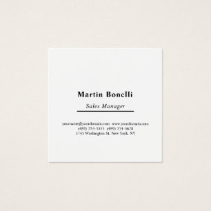 Classical Professional Own Name Information Simple