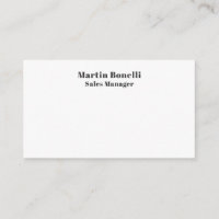 Classical Professional Own Name Information Simple