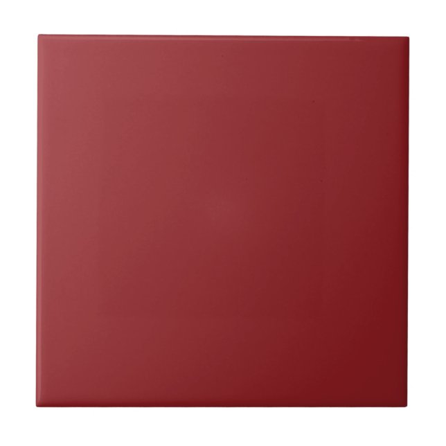 Classical Red Square Kitchen and Bathroom Tile (Front)
