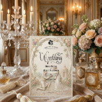 Classical Regency Garden Proposal Scene Wedding