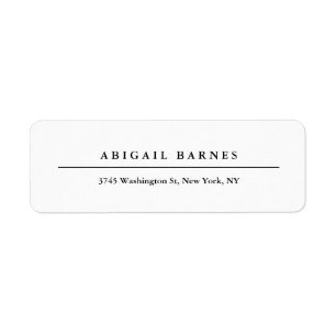 Classical Retro White Minimalist Professional