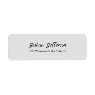 Classical Script Creative Plain Grey