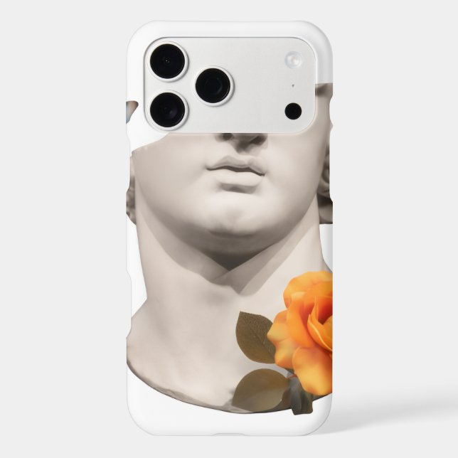 Classical Statue & Orange Rose Phone Case – Artist (Back)