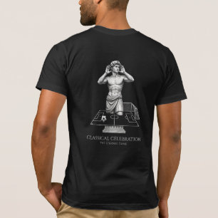 Classical Statue Soccer Celebration Art T-Shirt