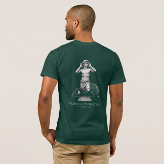 Classical Statue Soccer Celebration Art T-Shirt