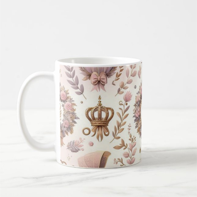 Classical Taza Corona Collection Tazas with Alma Coffee Mug (Left)