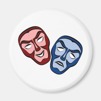 Classical Theatre Face Masks Magnet