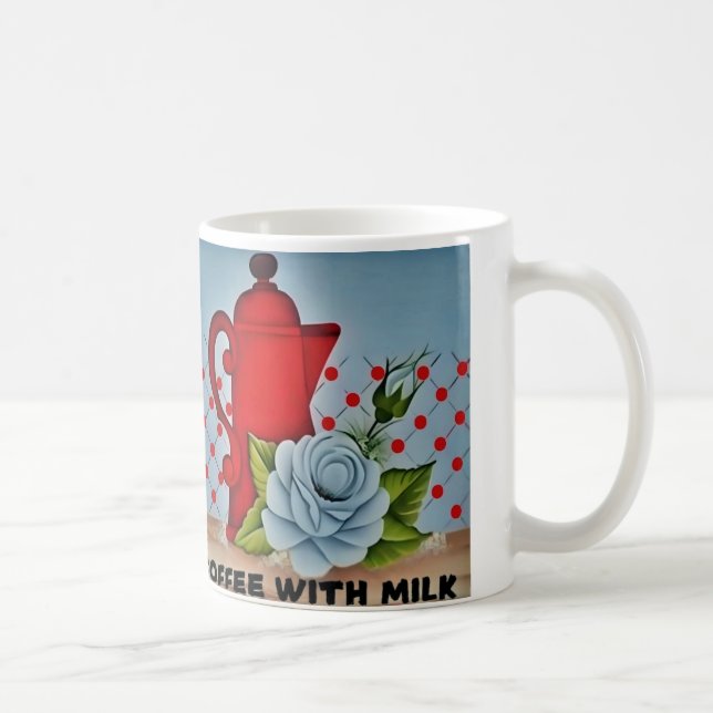 Classical white coffee mug (Right)