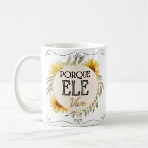 Classical white cup - Easter