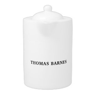Classical White Minimalist Plain Elegant