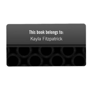 Classically Elegant Circles Bookplates