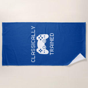 CLASSICALLY TRAINED BEACH TOWEL